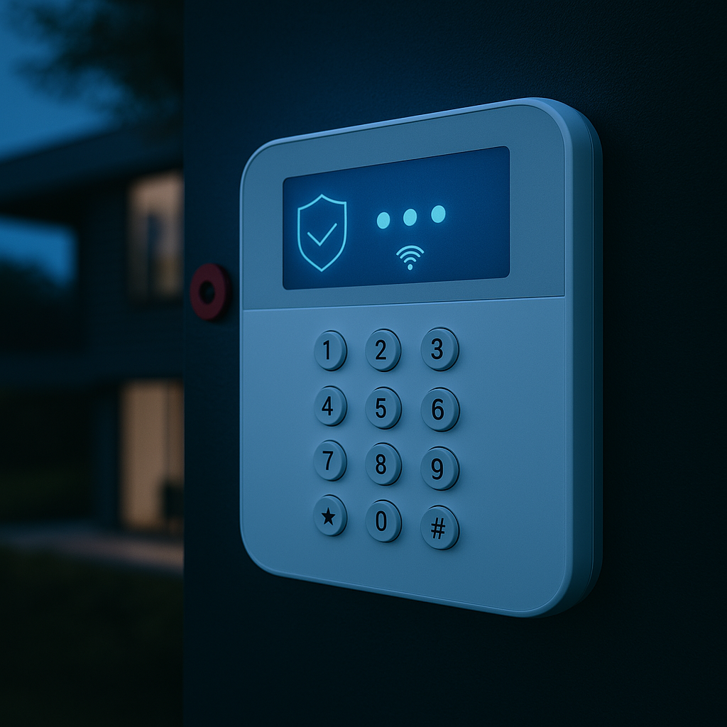 Sistema de alarme e sensores de intrusão